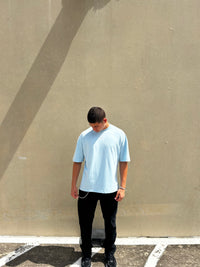 ANGEL WINGS CROSS BABY BLUE