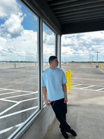 ANGEL WINGS CROSS BABY BLUE