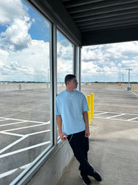 ANGEL WINGS CROSS BABY BLUE